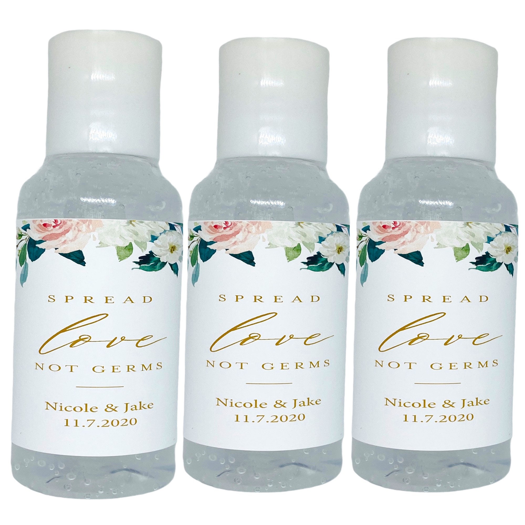 Hand Sanitizer Wedding Favors