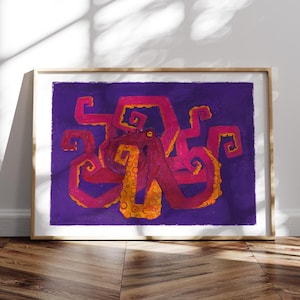 Octopus - Printable Wall Art - Digital Download