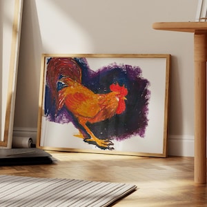 Rooster - Fine Art Print on Museum Quality Paper