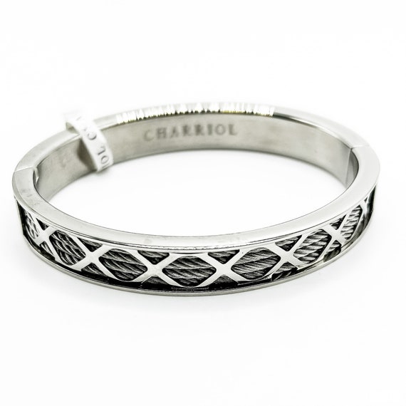 Estate Charriol Swiss Steel Bracelet - image 1