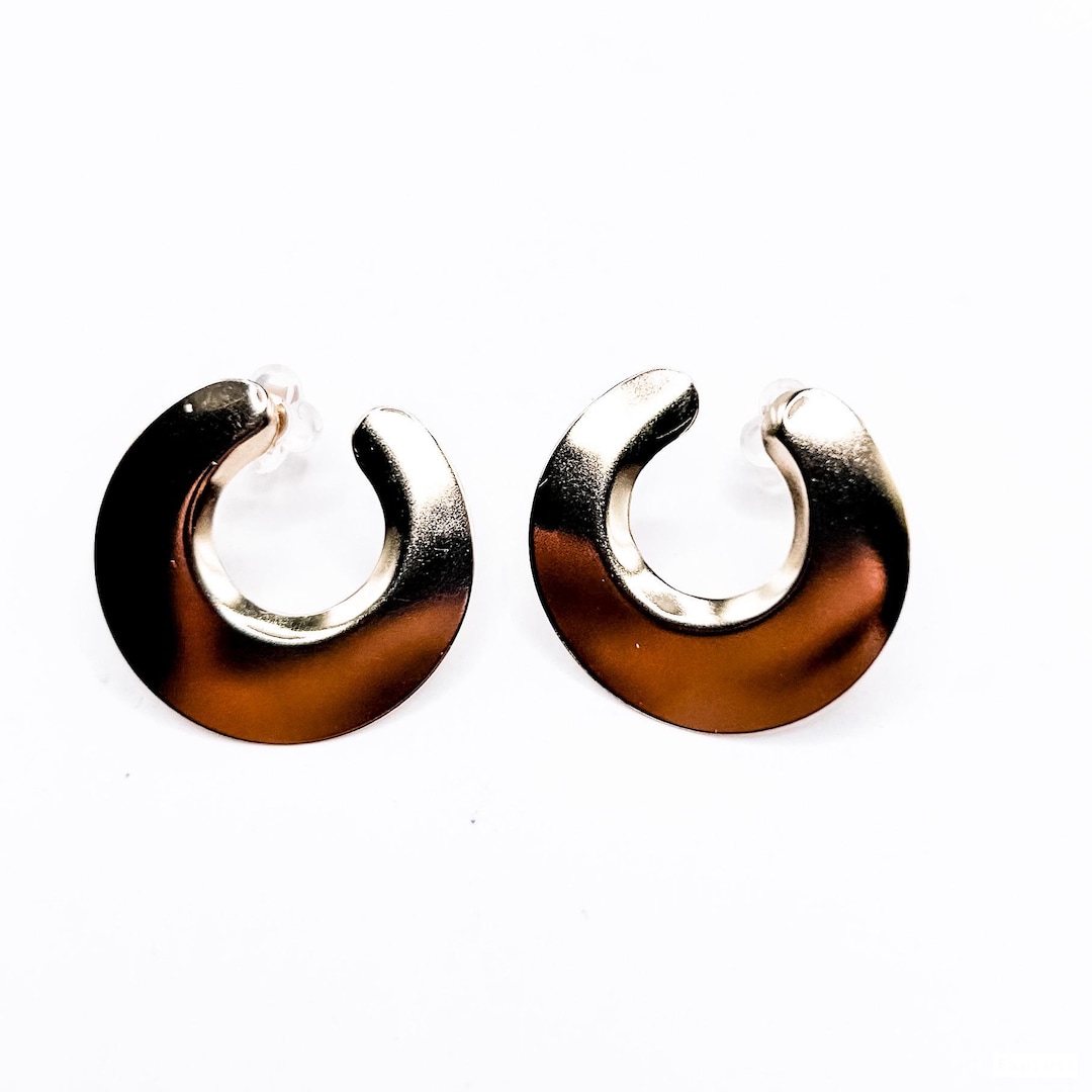 Stainless Steel Earrings Retro Palms main image 1
