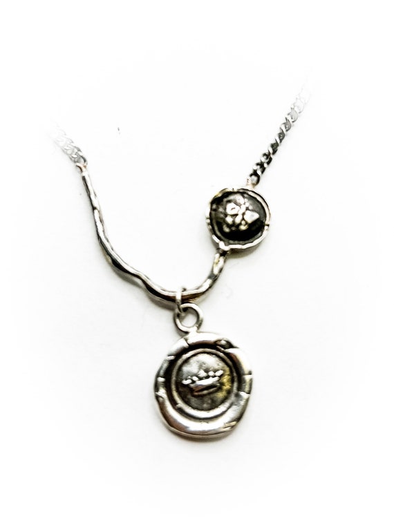 Sterling Silver Estate Necklace 23 inches - image 1