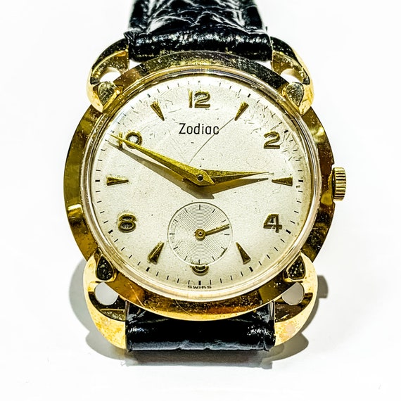 Zodiac 14k gold watch new arrivals