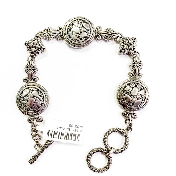 Antique Sterling Silver Bracelet Womans