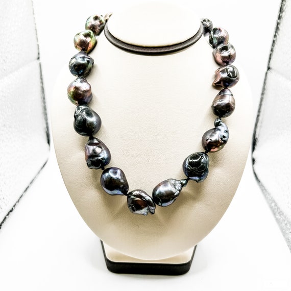 Estate Gray Fresh Water Pearl Necklace