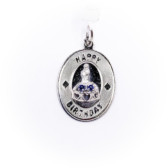 Sterling Silver Happy Birthday Charm