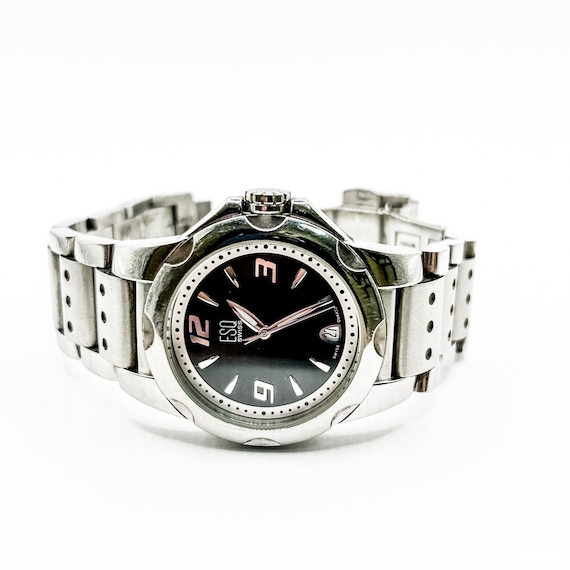 Estate ESQ  Stainless Steel Watch Watch NEEDS End… - image 1