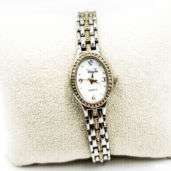 Estate Ladies Vanity Fair Two- Tone Watch - image 1