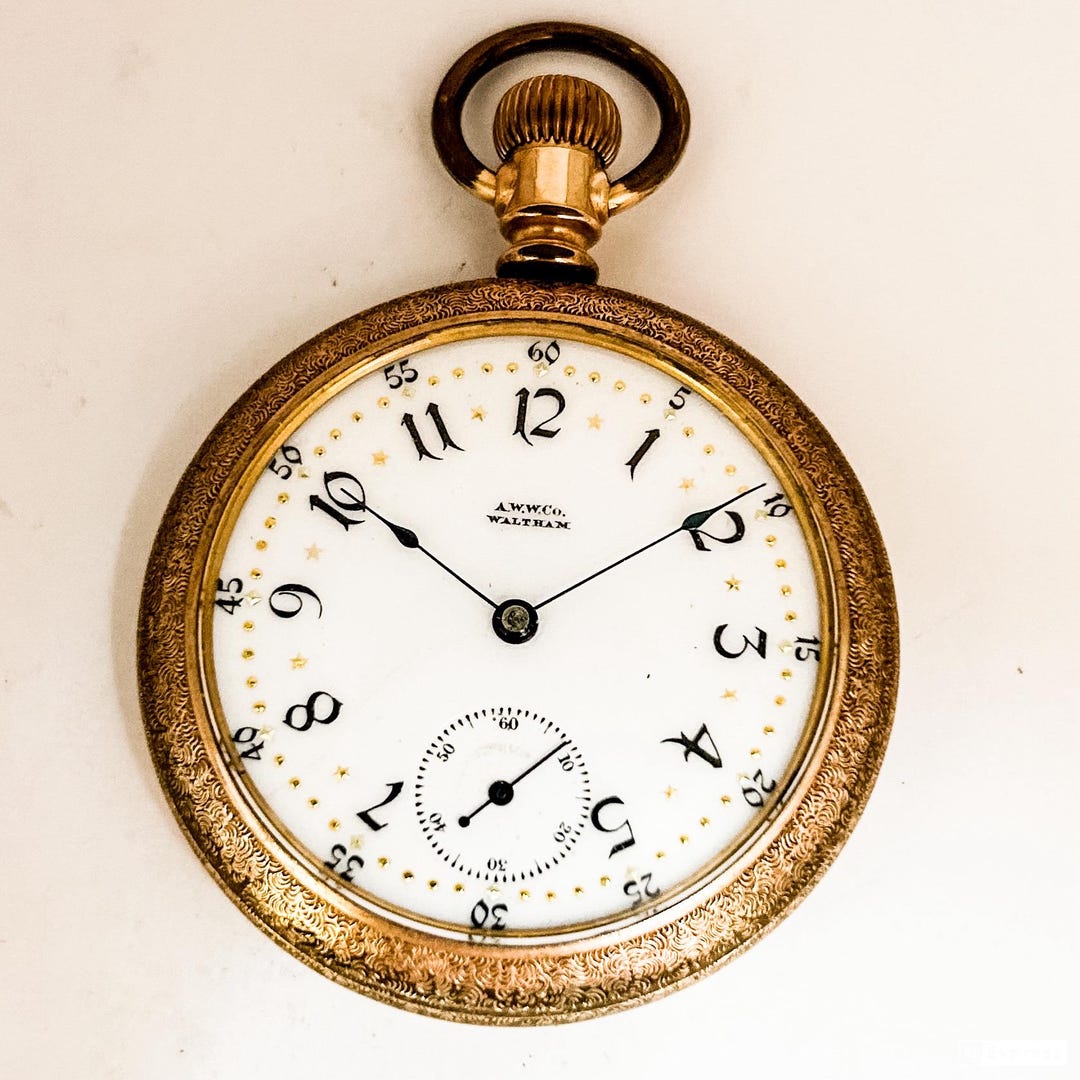 Orologio da tasca Waltham Gold Filled da 52 mm Italia