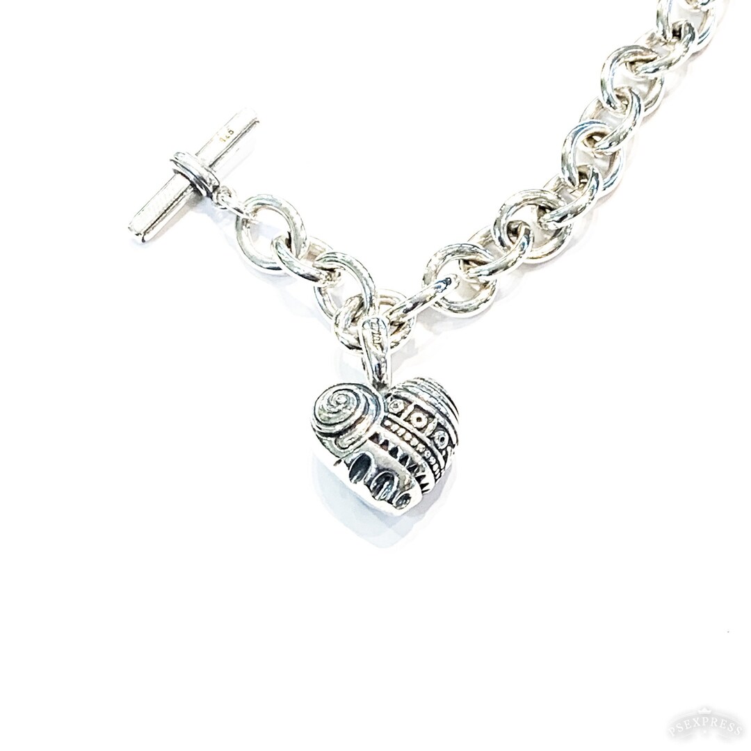 Lagos Heart of Philadelphia Sterling Silver Charm Bracelet Etsy