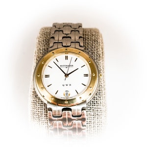 H093 Awesome Two Tone Quartz Wittnauer Watch From 1980's - Etsy