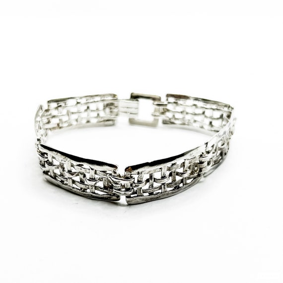 Estate Sterling Silver Bracelet - image 1