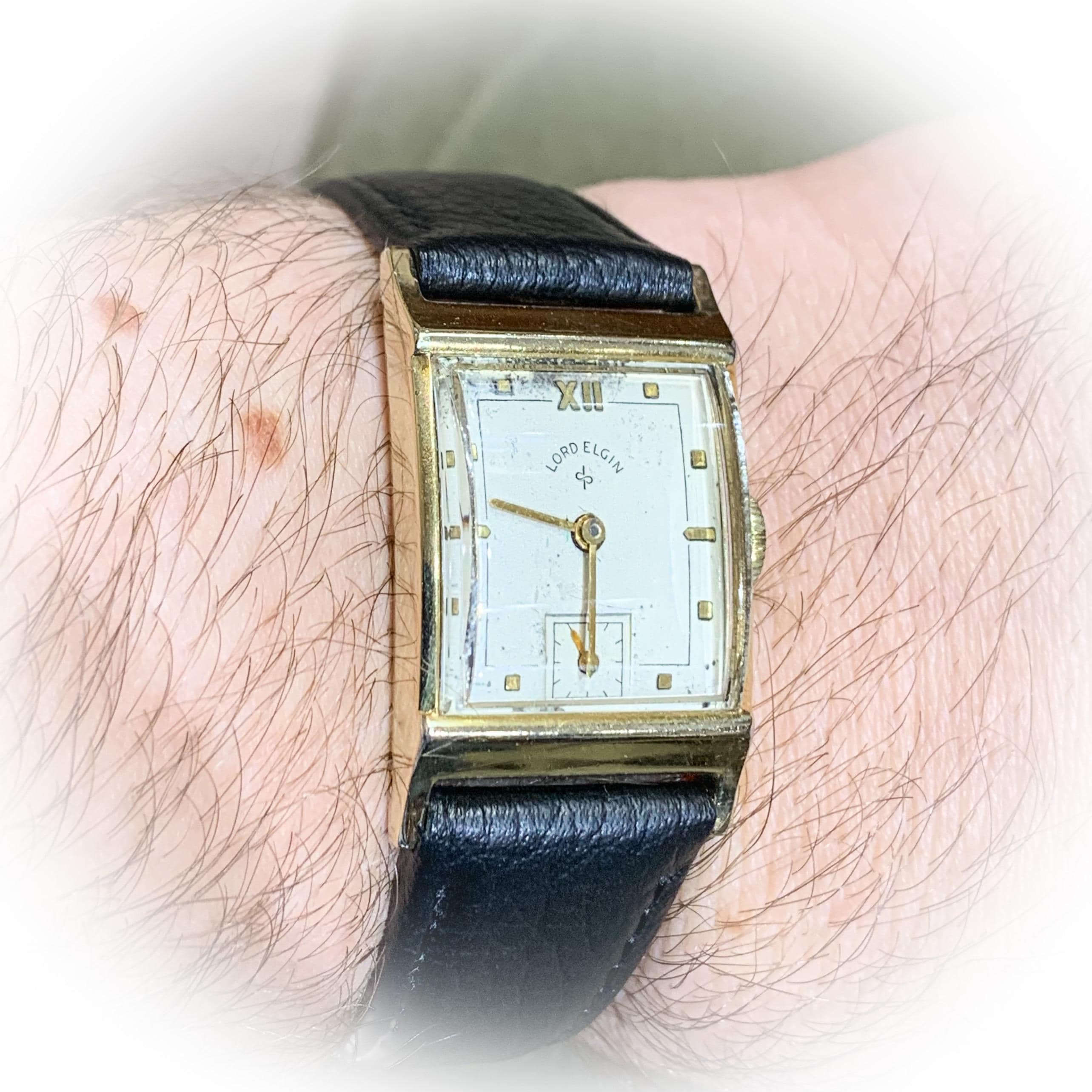 ★Lord Elgin★ ロードエルジン 14K ホワイトゴールドフィルド 1950年代 LORD ELGIN ロードエルジン 14KGF ホワイトゴールド