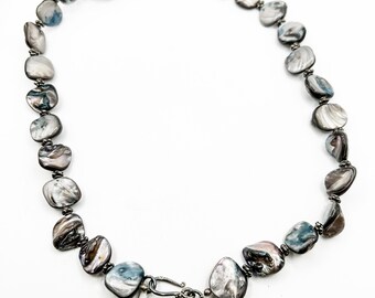 【STONEHENgE】Silver Material Pearl Cubic Necklace SC24B27E Almost Heaven Diamond Sterling Silver Almost Heaven Special