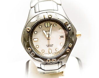 Estate Citizen ECO Drive Watch Titanium Etsy Canada