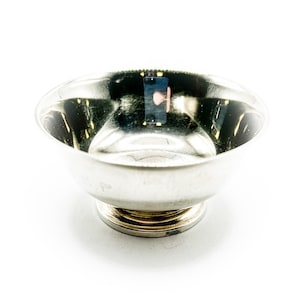 Tazón estilo Paul Revere de Cartier de plata esterlina Estate