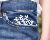 Daisy Embroidered Shorts