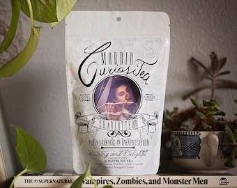 Charlotte 1876 - Honeybush Tea | small batch loose leaf teas by Morbid CuriosiTEA | cinnamon, banana, hazelnut, apple, cocoa nibs, chestnut