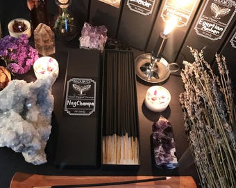 20 Hand Dipped Charcoal Incense Sticks ~ Pick your scent!