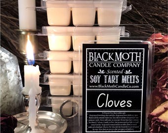 Cloves Scented Soy Wax Tart Melts | highly scented warmer home fragrance | classic gothic candle