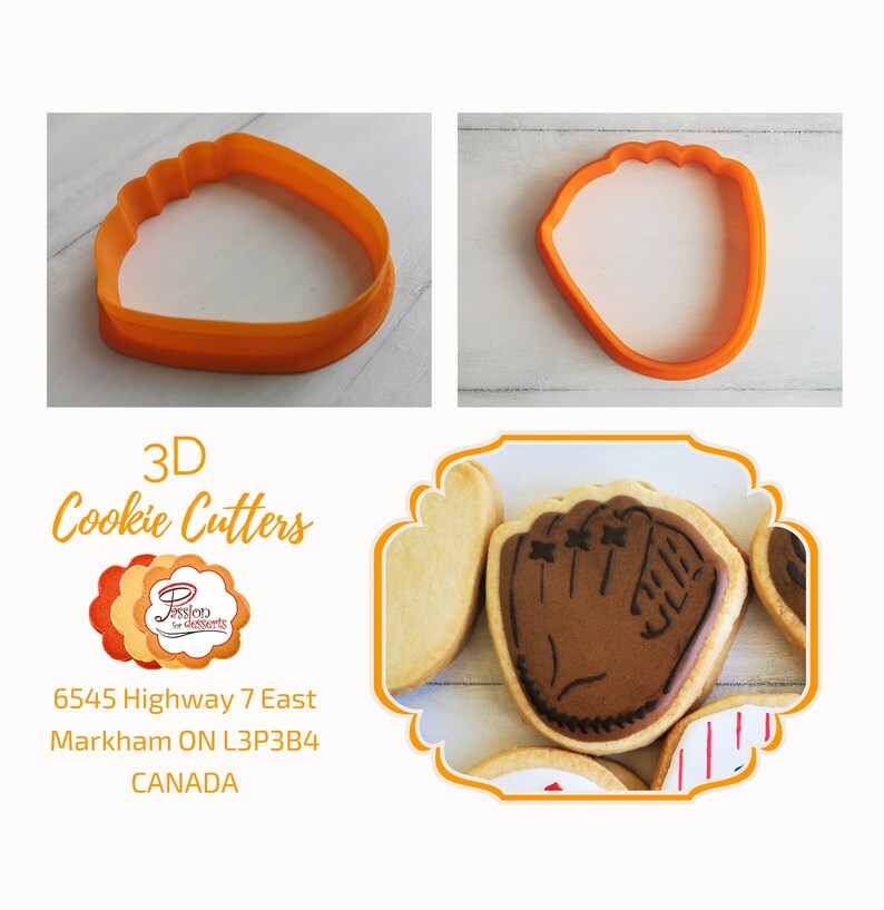 Baseball Glove Cookie Cutter 2 3 4 Etsy
