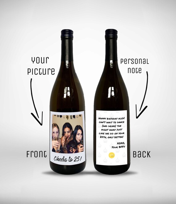 Custom Wine Labels Wine Bottle Labels Personalized Wine Etsy