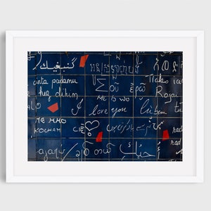 Paris Photography, &quot;I Love You Paris&quot; I Love You Wall, Montmartre Photography, Wall of Love, Paris France