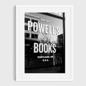 Powell&#39;s Books Photo, Portland Photography, Book Lovers, Oregon Photography, Travel Photography,