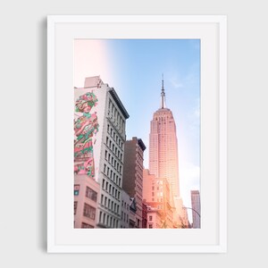New York Photography - New York City, NYC, Empire State Bldg, Black and White, New York City Gift, City Print, City Art, New York Wall Art