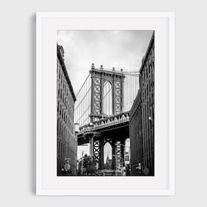 New York Photography - DUMBO Photo, New York City, NYC, Black and White, New York City Gift, City Print, City Art, New York Wall