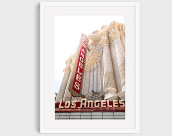 Los Angeles City Photography, Los Angeles Theater, LA Fine Art Print, Ikonenhafte Fotografie, Stadtlandschaft