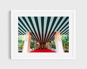 Beverly Hills Hotel -Color Photograph - Los Angeles Iconic Photography, California Wall Art Print, Fine Art Print