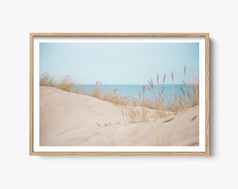Fine Art Ocean Coastal Photography, Beach Wall Art, East Coast Sand Dunes, Summer Home Decor, Coastal Home Decor, Beach Print