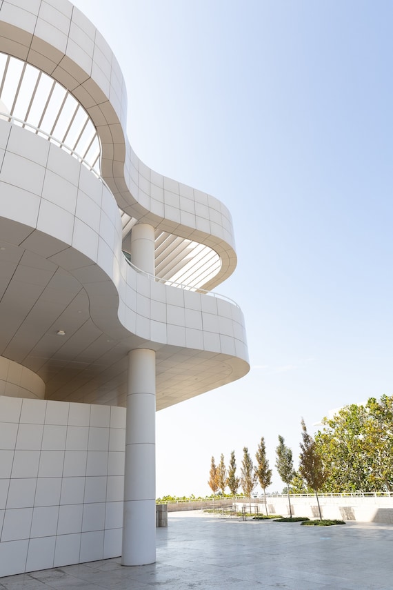 The Getty Center Photography, Architecture Photo, Los Angeles Photography, Modern Architecture, Museum Print, Fine Art Photography