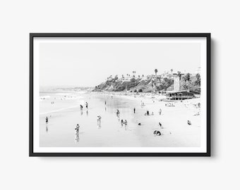 Fine Art Beach Photography, Coastal Decor, Black and White Beach Print, Beach Wall Art, California Photo, Beach House Decor, Ocean Photo,