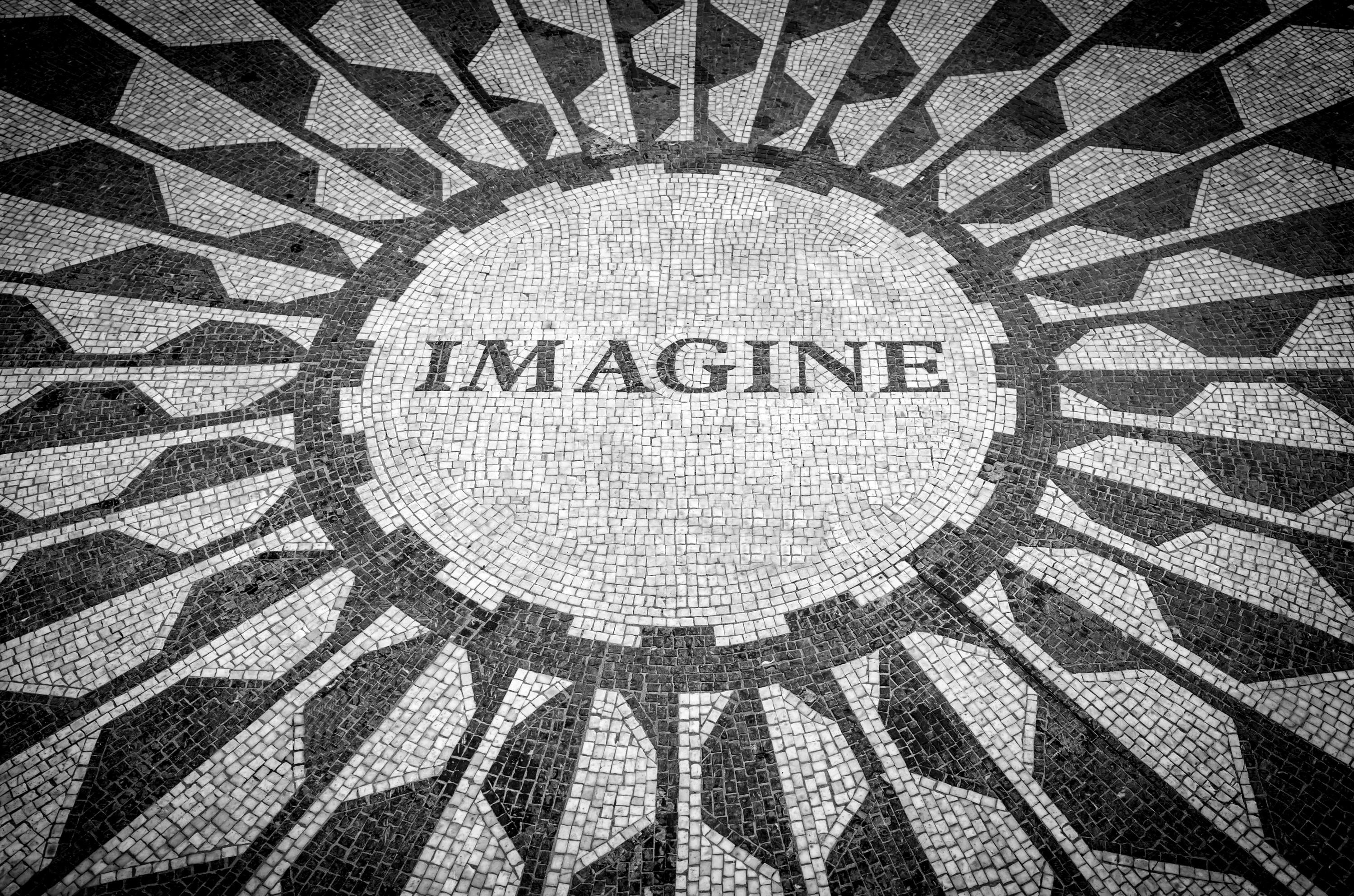 Fine Art Imagine Sign, John Lennon Print, Central Park, New York