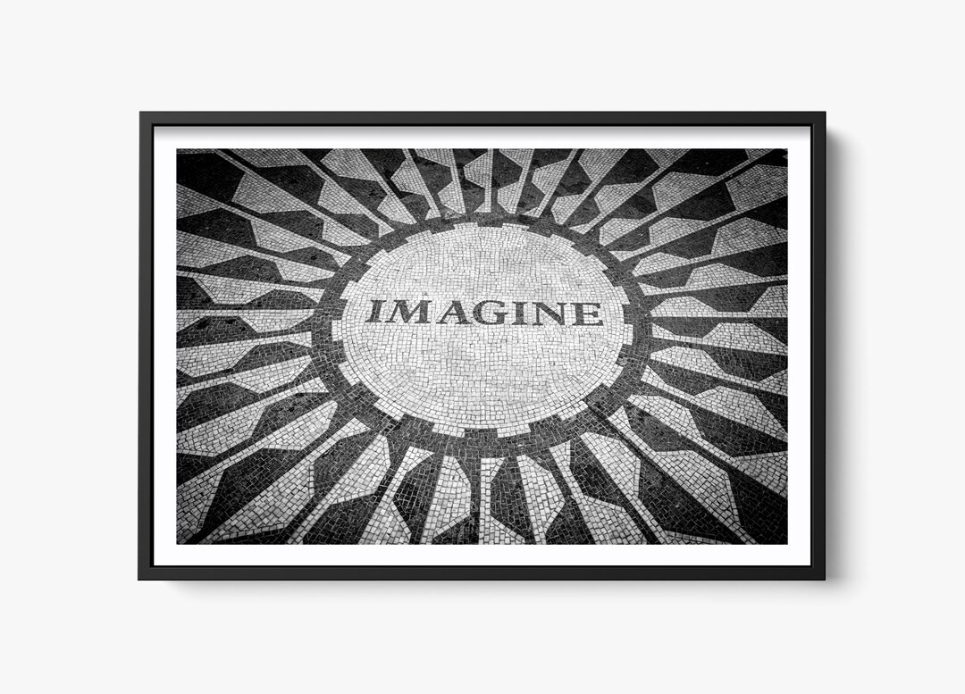 Fine Art Imagine Sign, John Lennon Print, Central Park, New York City ...