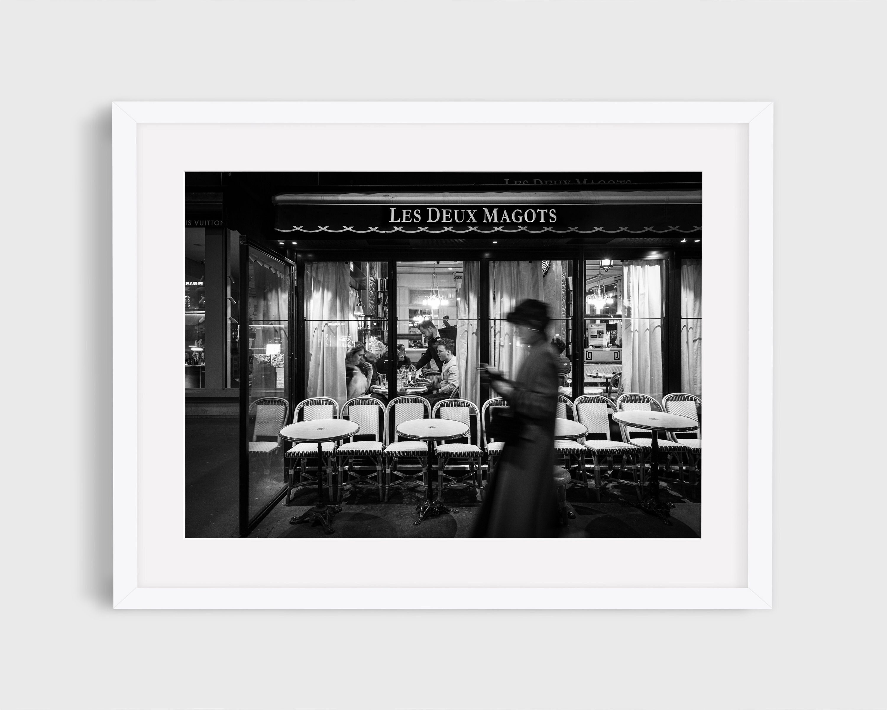 Paris Photography Les Deux Magots, Saintgermaindesprés, Paris Home