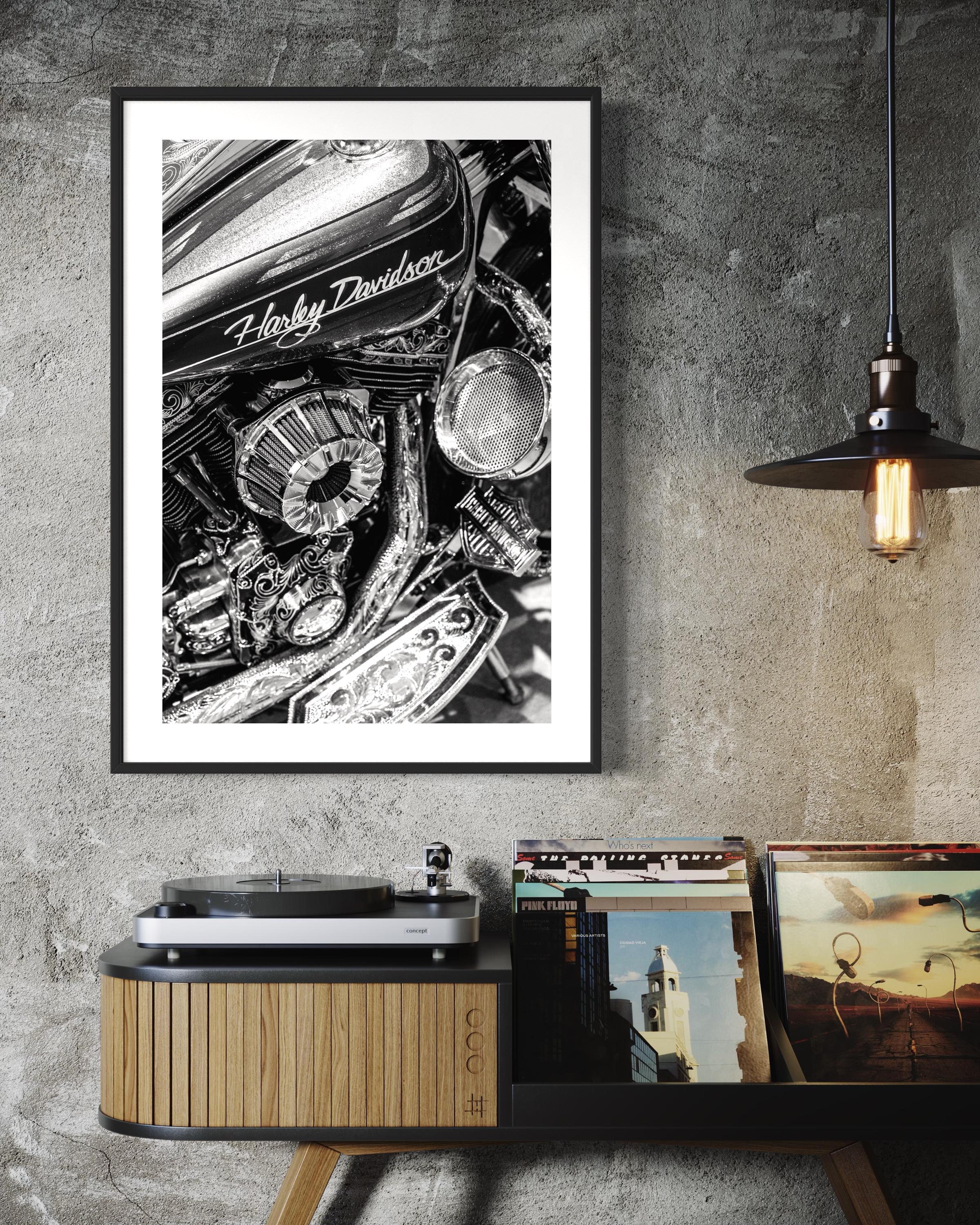 Harley Davidson Photography, Motorcycle Print, Motorcycle Wall Art