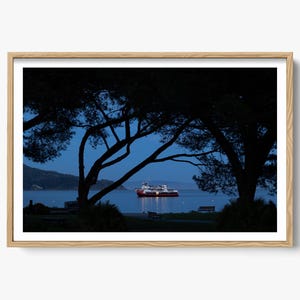 Impression de Sausalito - photographie de la région de la baie - coucher de soleil sur le port - impression de bateau, décoration d&#39;intérieur au bord de l&#39;eau, photographie de San Francisco, photographie d&#39;art