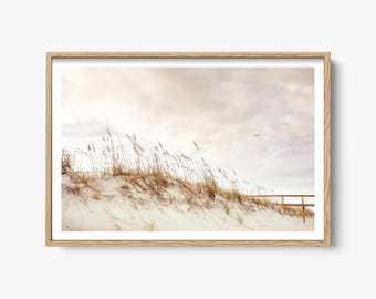 Fine Art Ocean Coastal Sand Dune Photography, Beach Wall Art, East Coast Sand Dunes, Summer Home Decor, Coastal Home Decor, Beach Print