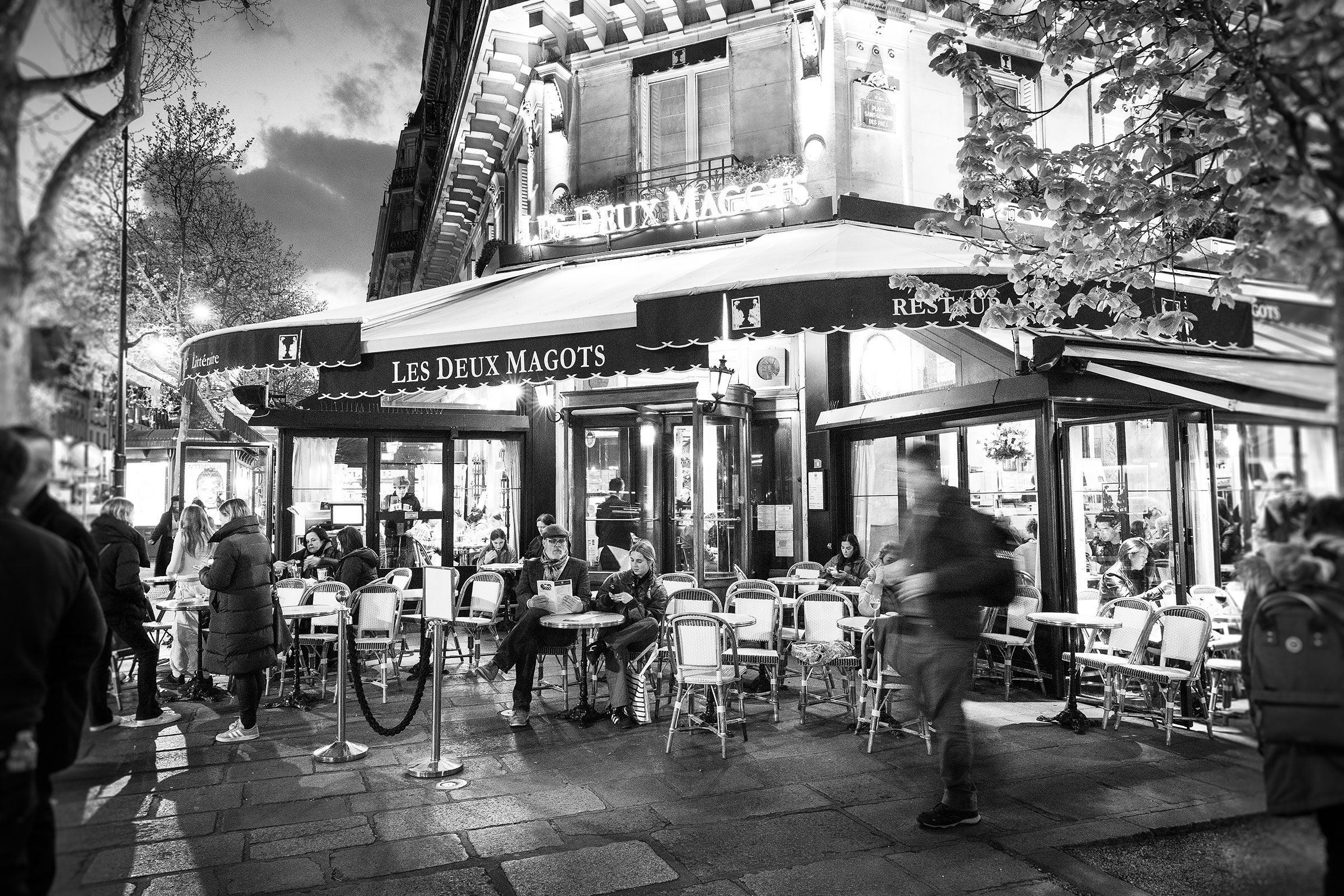 Paris Photography Les Deux Magots, Saintgermaindesprés, Paris Home
