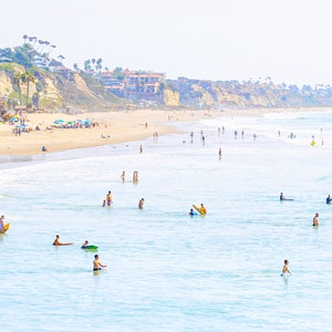 Panorama Beach Photography, California Coast, Ocean Print Color, Beach Decor, Ocean Wall Art, California Beach Photo, Beach Wall Art