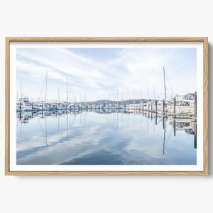 Sausalito Photography - impression de la région de la baie - art mural port, décoration d&#39;intérieur de bateau, photographie de San Francisco, impression d&#39;art en Californie du Nord