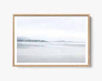 Carmel-by-the-Sea Photography – Northern California Beach – Coastal Fine Art, Moody Clouds, Pacific Ocean Print, Minimalist Photography