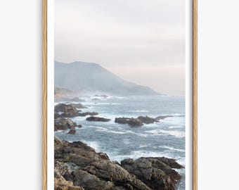 Big Sur Photography – Norra Kaliforniens kustlinje – Väggkonst i Stilla havet, strandfoto, minimalistiskt landskapstryck, naturinredning