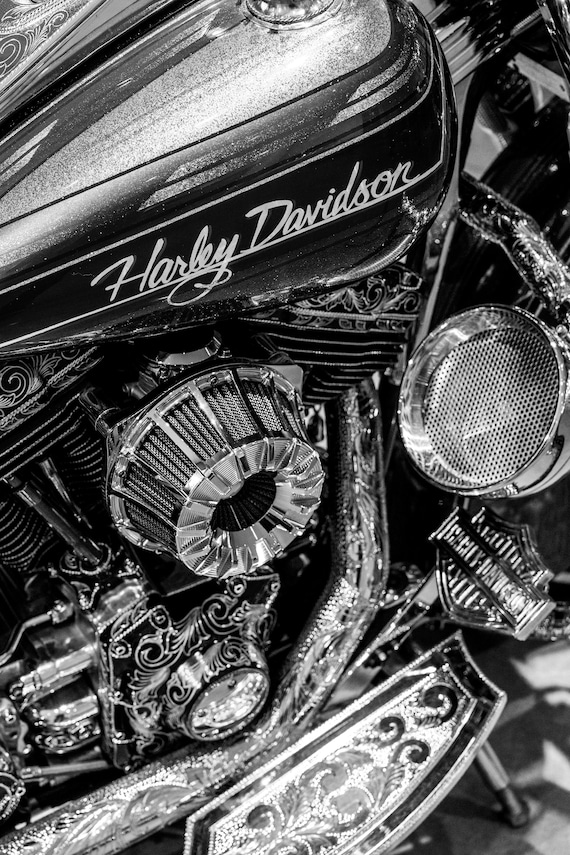 Harley Davidson Photography, Motorcycle Print, Motorcycle Wall Art