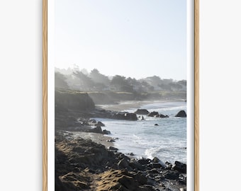 Cambria Print – Mondstein Strand Fotografie, Kalifornien Küste – Strand Wand Kunst, Pazifik, Fine Art Fotografie, Küsten Dekoration