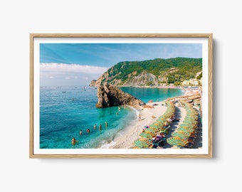 Fine Art Italy Photography, Positano, The Amalfi Coast, Italy Coastal Ocean Wall Art, Italian Home Decor, Italian Beach, Beach Umbrellas