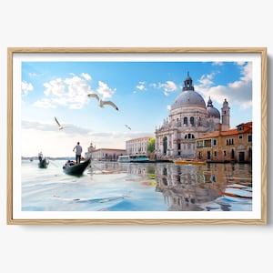 Fine Art Venedig Fotografie, Italien Canal Grande Venedig Druck, Venedig Wandkunst, Venedig Gondoliere, Grand Canal Fine Art, Venedig Dekor